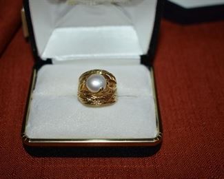 Fine Jewelry from the Joy Johnson Estate. These Beautiful Rings were all hand picked by Joy Johnson for their unique designs and beauty. All are sterling. Most, as you can see, are set with beautiful stones and art fully designed. These Rings will be identified as coming from Box 1. This Ring will be identified as BX1#45