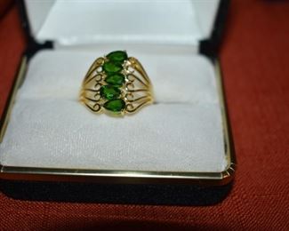 Fine Jewelry from the Joy Johnson Estate. These Beautiful Rings were all hand picked by Joy Johnson for their unique designs and beauty. All are sterling. Most, as you can see, are set with beautiful stones and art fully designed. These Rings will be identified as coming from Box 1. This Ring will be identified as BX1#49