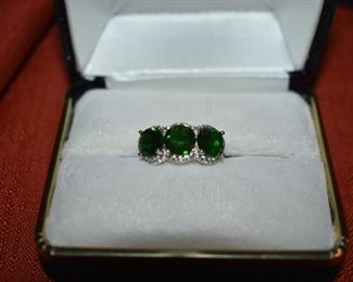 Fine Jewelry from the Joy Johnson Estate. These Beautiful Rings were all hand picked by Joy Johnson for their unique designs and beauty. All are sterling. Most, as you can see, are set with beautiful stones and art fully designed. These Rings will be identified as coming from Box 1. This Ring will be identified as BX1#50