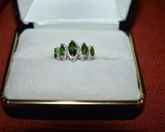 Fine Jewelry from the Joy Johnson Estate. These Beautiful Rings were all hand picked by Joy Johnson for their unique designs and beauty. All are sterling. Most, as you can see, are set with beautiful stones and art fully designed. These Rings will be identified as coming from Box 1. This Ring will be identified as BX1#51