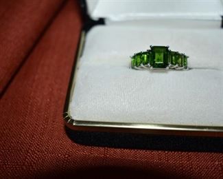 Fine Jewelry from the Joy Johnson Estate. These Beautiful Rings were all hand picked by Joy Johnson for their unique designs and beauty. All are sterling. Most, as you can see, are set with beautiful stones and art fully designed. These Rings will be identified as coming from Box 1. This Ring will be identified as BX1#62