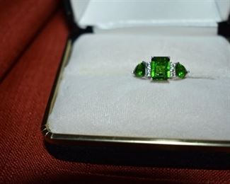 Fine Jewelry from the Joy Johnson Estate. These Beautiful Rings were all hand picked by Joy Johnson for their unique designs and beauty. All are sterling. Most, as you can see, are set with beautiful stones and art fully designed. These Rings will be identified as coming from Box 1. This Ring will be identified as BX1#63