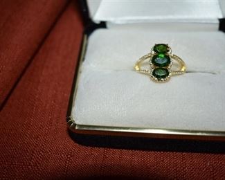 Fine Jewelry from the Joy Johnson Estate. These Beautiful Rings were all hand picked by Joy Johnson for their unique designs and beauty. All are sterling. Most, as you can see, are set with beautiful stones and art fully designed. These Rings will be identified as coming from Box 1. This Ring will be identified as BX1#64