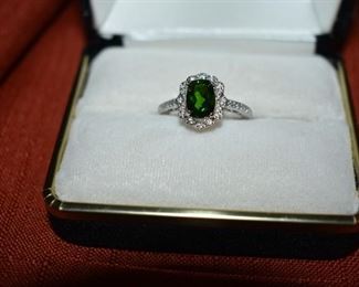 Fine Jewelry from the Joy Johnson Estate. These Beautiful Rings were all hand picked by Joy Johnson for their unique designs and beauty. All are sterling. Most, as you can see, are set with beautiful stones and art fully designed. These Rings will be identified as coming from Box 1. This Ring will be identified as BX1#66