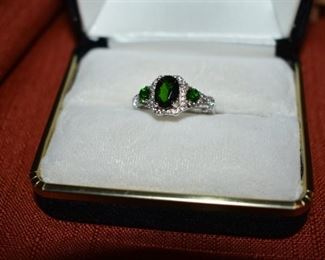 Fine Jewelry from the Joy Johnson Estate. These Beautiful Rings were all hand picked by Joy Johnson for their unique designs and beauty. All are sterling. Most, as you can see, are set with beautiful stones and art fully designed. These Rings will be identified as coming from Box 1. This Ring will be identified as BX1#67