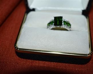 Fine Jewelry from the Joy Johnson Estate. These Beautiful Rings were all hand picked by Joy Johnson for their unique designs and beauty. All are sterling. Most, as you can see, are set with beautiful stones and art fully designed. These Rings will be identified as coming from Box 1. This Ring will be identified as BX1#68