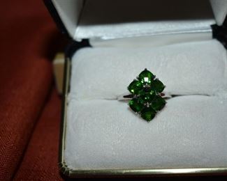 Fine Jewelry from the Joy Johnson Estate. These Beautiful Rings were all hand picked by Joy Johnson for their unique designs and beauty. All are sterling. Most, as you can see, are set with beautiful stones and art fully designed. These Rings will be identified as coming from Box 1. This Ring will be identified as BX1#78