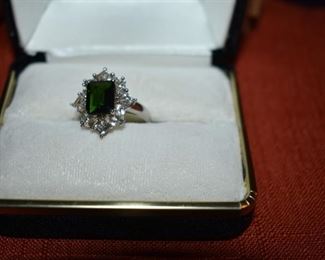 Fine Jewelry from the Joy Johnson Estate. These Beautiful Rings were all hand picked by Joy Johnson for their unique designs and beauty. All are sterling. Most, as you can see, are set with beautiful stones and art fully designed. These Rings will be identified as coming from Box 1. This Ring will be identified as BX1#73