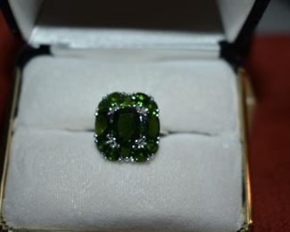 Fine Jewelry from the Joy Johnson Estate. These Beautiful Rings were all hand picked by Joy Johnson for their unique designs and beauty. All are sterling. Most, as you can see, are set with beautiful stones and art fully designed. These Rings will be identified as coming from Box 1. This Ring will be identified as BX1#89