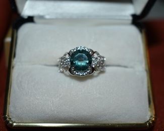 Fine Jewelry from the Joy Johnson Estate. These Beautiful Rings were all hand picked by Joy Johnson for their unique designs and beauty. All are sterling. Most, as you can see, are set with beautiful stones and art fully designed. These Rings will be identified as coming from Box 1. This Ring will be identified as BX1#92