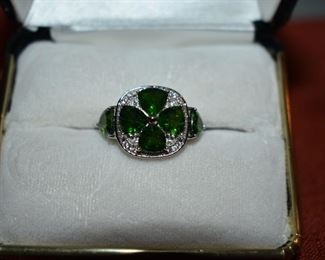 Fine Jewelry from the Joy Johnson Estate. These Beautiful Rings were all hand picked by Joy Johnson for their unique designs and beauty. All are sterling. Most, as you can see, are set with beautiful stones and art fully designed. These Rings will be identified as coming from Box 1. This Ring will be identified as BX1#90