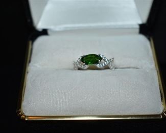 Fine Jewelry from the Joy Johnson Estate. These Beautiful Rings were all hand picked by Joy Johnson for their unique designs and beauty. All are sterling. Most, as you can see, are set with beautiful stones and art fully designed. These Rings will be identified as coming from Box 1. This Ring will be identified as BX1#98