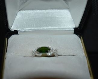 Fine Jewelry from the Joy Johnson Estate. These Beautiful Rings were all hand picked by Joy Johnson for their unique designs and beauty. All are sterling. Most, as you can see, are set with beautiful stones and art fully designed. These Rings will be identified as coming from Box 1. This Ring will be identified as BX1#102