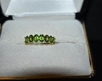 Fine Jewelry from the Joy Johnson Estate. These Beautiful Rings were all hand picked by Joy Johnson for their unique designs and beauty. All are sterling. Most, as you can see, are set with beautiful stones and art fully designed. These Rings will be identified as coming from Box 1. This Ring will be identified as BX1#100