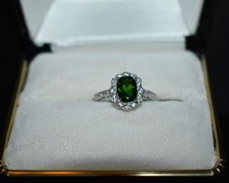 Fine Jewelry from the Joy Johnson Estate. These Beautiful Rings were all hand picked by Joy Johnson for their unique designs and beauty. All are sterling. Most, as you can see, are set with beautiful stones and art fully designed. These Rings will be identified as coming from Box 1. This Ring will be identified as BX1#105