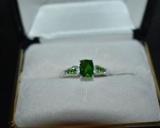 Fine Jewelry from the Joy Johnson Estate. These Beautiful Rings were all hand picked by Joy Johnson for their unique designs and beauty. All are sterling. Most, as you can see, are set with beautiful stones and art fully designed. These Rings will be identified as coming from Box 1. This Ring will be identified as BX1#111