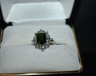Fine Jewelry from the Joy Johnson Estate. These Beautiful Rings were all hand picked by Joy Johnson for their unique designs and beauty. All are sterling. Most, as you can see, are set with beautiful stones and art fully designed. These Rings will be identified as coming from Box 1. This Ring will be identified as BX1#112