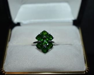 Fine Jewelry from the Joy Johnson Estate. These Beautiful Rings were all hand picked by Joy Johnson for their unique designs and beauty. All are sterling. Most, as you can see, are set with beautiful stones and art fully designed. These Rings will be identified as coming from Box 1. This Ring will be identified as BX1#110