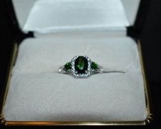 Fine Jewelry from the Joy Johnson Estate. These Beautiful Rings were all hand picked by Joy Johnson for their unique designs and beauty. All are sterling. Most, as you can see, are set with beautiful stones and art fully designed. These Rings will be identified as coming from Box 1. This Ring will be identified as BX1#106