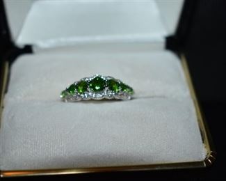 Fine Jewelry from the Joy Johnson Estate. These Beautiful Rings were all hand picked by Joy Johnson for their unique designs and beauty. All are sterling. Most, as you can see, are set with beautiful stones and art fully designed. These Rings will be identified as coming from Box 1. This Ring will be identified as BX1#119