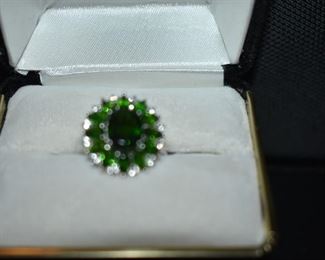 Fine Jewelry from the Joy Johnson Estate. These Beautiful Rings were all hand picked by Joy Johnson for their unique designs and beauty. All are sterling. Most, as you can see, are set with beautiful stones and art fully designed. These Rings will be identified as coming from Box 1. This Ring will be identified as BX1#116