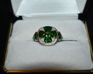Fine Jewelry from the Joy Johnson Estate. These Beautiful Rings were all hand picked by Joy Johnson for their unique designs and beauty. All are sterling. Most, as you can see, are set with beautiful stones and art fully designed. These Rings will be identified as coming from Box 1. This Ring will be identified as BX1#130
