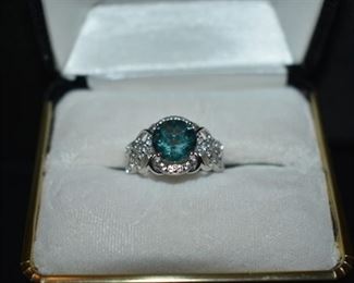 Fine Jewelry from the Joy Johnson Estate. These Beautiful Rings were all hand picked by Joy Johnson for their unique designs and beauty. All are sterling. Most, as you can see, are set with beautiful stones and art fully designed. These Rings will be identified as coming from Box 1. This Ring will be identified as BX1#132