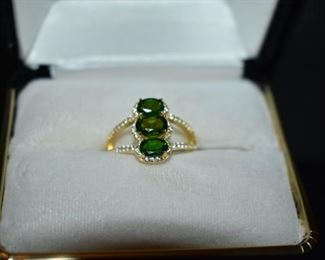 Fine Jewelry from the Joy Johnson Estate. These Beautiful Rings were all hand picked by Joy Johnson for their unique designs and beauty. All are sterling. Most, as you can see, are set with beautiful stones and art fully designed. These Rings will be identified as coming from Box 1. This Ring will be identified as BX1#123