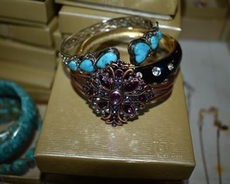 Fine Jewelry from the Joy Johnson Estate. This Beautiful Jewelry was all hand picked by Joy Johnson for their unique designs and beauty. All are sterling. Most, as you can see, are set with beautiful stones and art fully designed.Not only are there Rings, but Beautiful Necklaces, Bracelets, Earrings, Sets of Necklaces with matching Bracelets, Earrings, Rings and More! Strands of Gorgeous Genuine Pearls and so Much More!