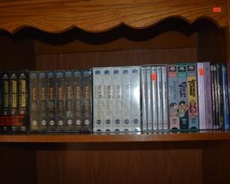 Great Collection of VHS and DVD Movies and Series