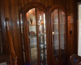 Beautiful Matching lighted Display Cases that can fit almost any where you desire