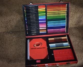 Very Nice Virtual Design Pro Art Set by Crayola in Carrying Case