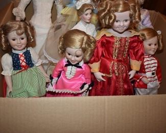Shirley Temple Porcelain Dolls