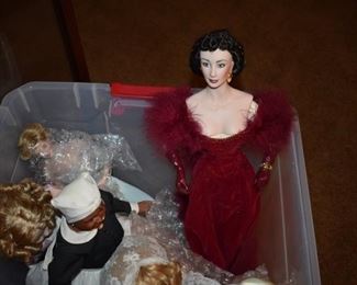 Beautiful Dolls - Hundreds of them! Bob Mackie's * Barbies * Gone with the Wind * Shirley Temple * Madame Alexander and More! All in Wonderful Condition! Many NIB!