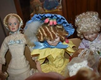 Beautiful Dolls - Hundreds of them! Bob Mackie's * Barbies * Gone with the Wind * Shirley Temple * Madame Alexander and More! All in Wonderful Condition! Many NIB!