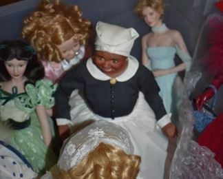 Beautiful Dolls - Hundreds of them! Bob Mackie's * Barbies * Gone with the Wind * Shirley Temple * Madame Alexander and More! All in Wonderful Condition! Many NIB!