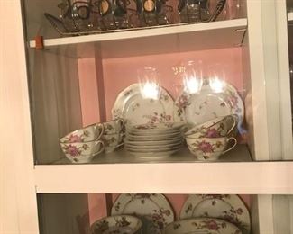 China and glassware.