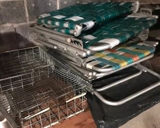 Vintage patio chairs.