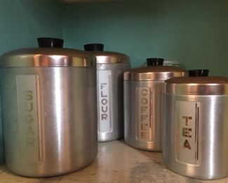 Vintage Canister Set.