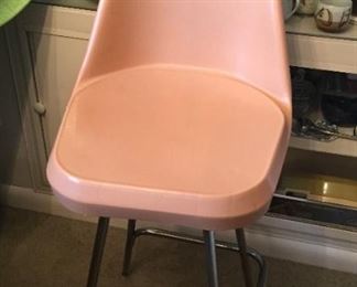 Mid-Century Modern Comfortline Barstools - Set of 2.