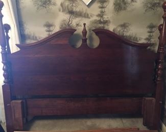 Double headboard and footboard.