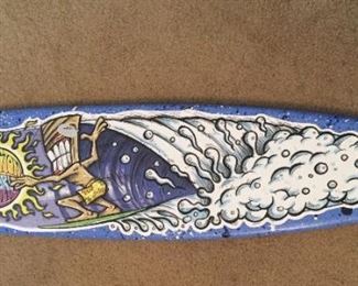 Long Board to hang on wall.