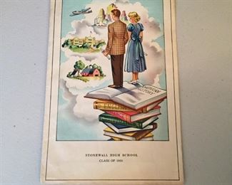 High School program and other paper ephemera.