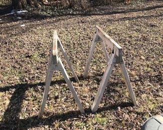 Sawhorses.
