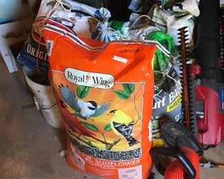 Bird food, fertilizer, charcoal and more.