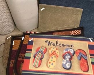 Door mats.