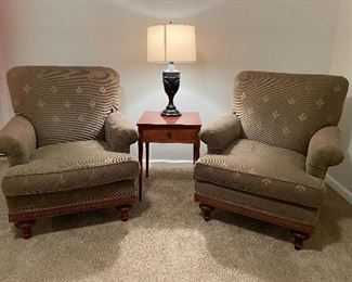 Pair of club chairs by Vanguard for Domain