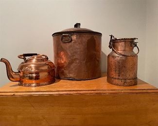 Misc. copper items