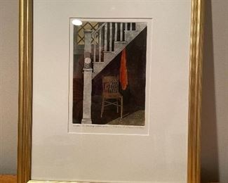 Under the Stairs by Marian O’Connell, signed & #’d   