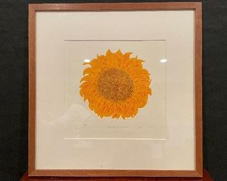Sunflower, forces of nature, signed & numbered 